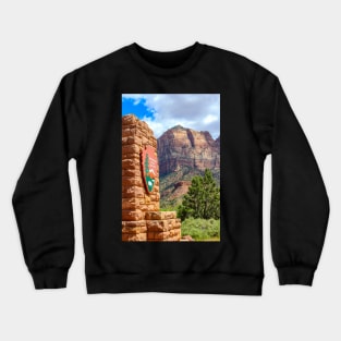 Zion National Park Entrance Crewneck Sweatshirt